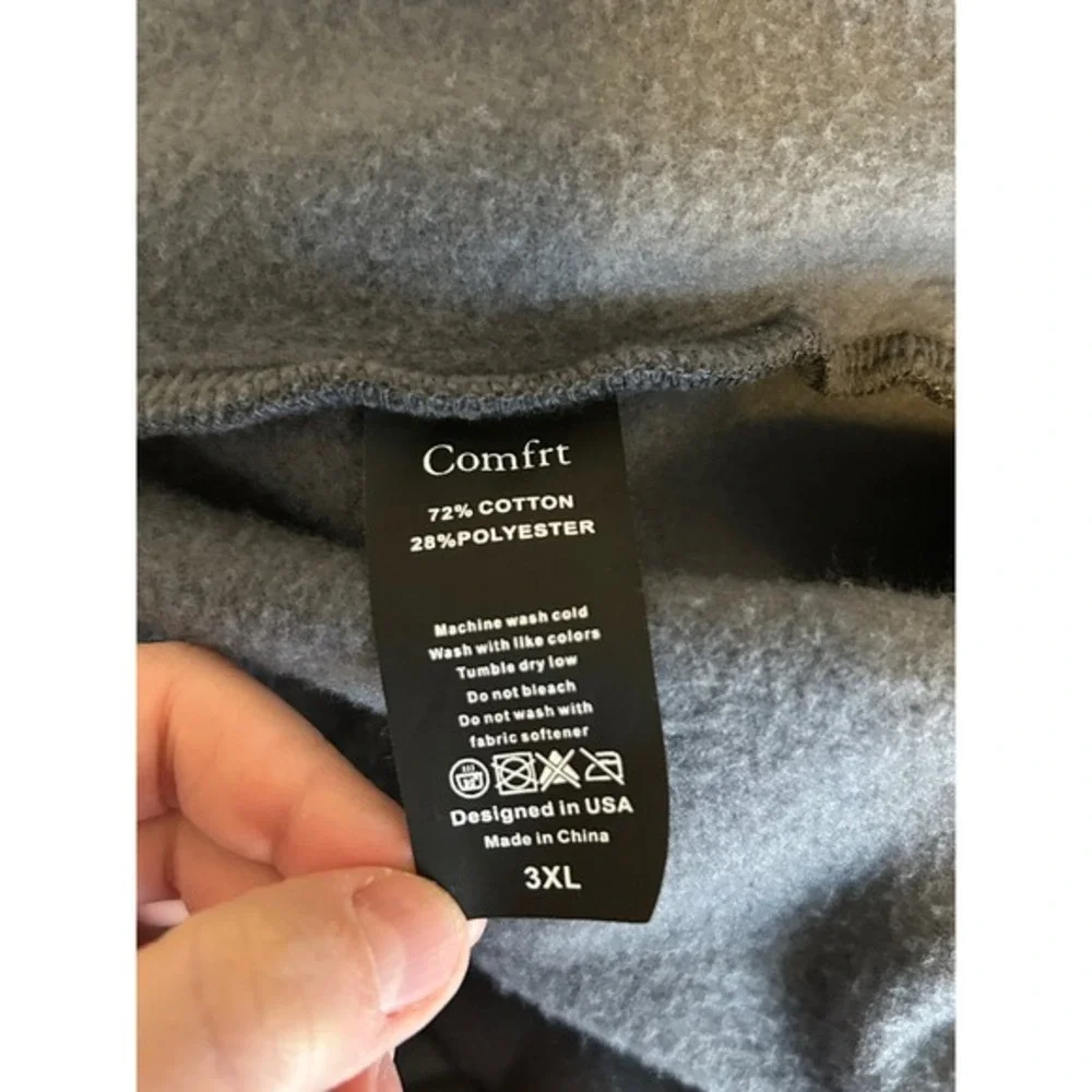 Comfrt signature sweatpant joggers steel grey unisex 3XL‎ lounge cozy comfort